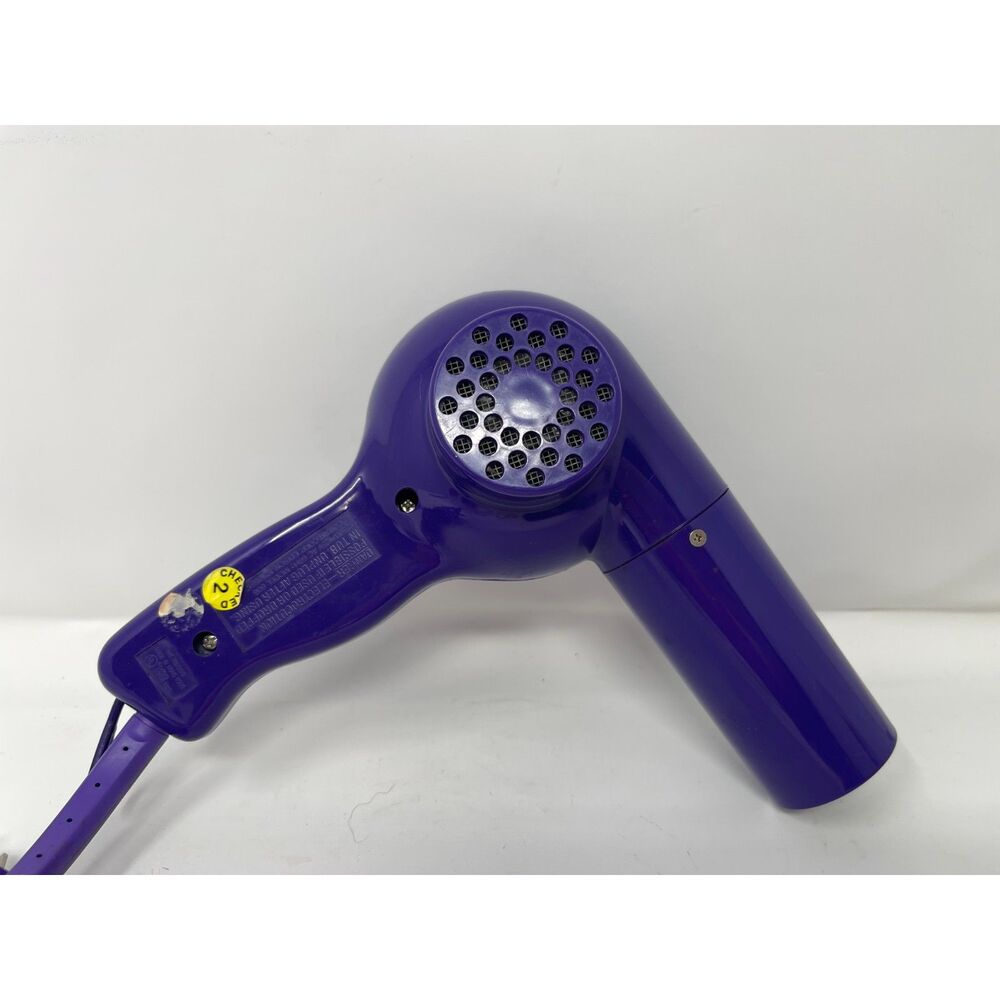 Vintage Conair High Energy 1250 Hair Blow Dryer Small Travel PURPLE